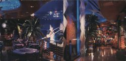 Planet Hollywood Las Vegas, Caesars Palace Interior Large Format Postcard