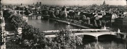 Paris - De la pointe de la Cité au Pont du Carrousel Large Format Postcard