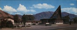 Sage Inn Motel & Restaurant, Springville, Utah Large Format Postcard