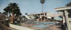 Desert Inn Pool Area, Phoenix, AZ Large Format Postcard