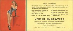 United Engravers: Engraving & Marking Devices Pin-up Blotter