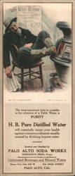 H. B. Pure Distilled Water, Dead or Alive Man, Palo Alto, CA Blotter
