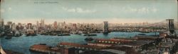 New York Skyscrapers Large Format Postcard