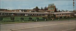 Beaver Valley Motel, Beaver Falls, PA Large Format Postcard