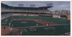 "Boys of Summer" Baseball Game by Andy Jurinko Large Format Postcard