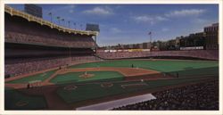 Yankee Stadium Classic Baseball Game Large Format Postcard