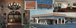 Barone's Roman Villa Restaurant & 'a' Night Inn, Sandusky OH Large Format Postcard