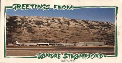 Greetings From Søndre Strømfjord Airport, Greenland Large Format Postcard