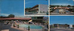 Rancho Sierra Reno Motels, Heated Pool, Downtown Large Format Postcard
