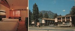 Aspen Lodge, Canadian Rockies Ski Resort, Modern Units Large Format Postcard