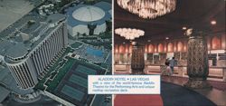 Aladdin Hotel Las Vegas, Theatre, Rooftop Deck Large Format Postcard