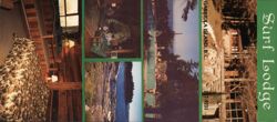 Surf Lodge Gabriola Island BC - Hotel & Recreation Views Large Format Postcard