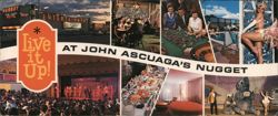 Live it Up! John Ascuaga's Nugget Casino Resort Reno NV Large Format Postcard