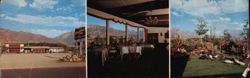 Panorama Inn, Salt Lake City, UT Dining Room & Garden Large Format Postcard
