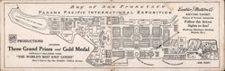 Panama Pacific Intl. Exposition, Gantner & Mattern Knit Goods Exhibit Large Format Postcard