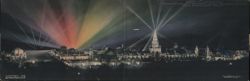 Panama-Pacific International Exposition 1915 Night Illumination Large Format Postcard