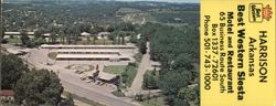 Best Western Siesta Motel & Restaurant, Aerial View Large Format Postcard