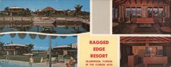 Ragged Edge Resort Islamorada FL Keys Marina Pool Cottages Large Format Postcard