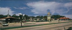 Howard Johnson's Motor Lodge & Restaurant Orange Roof Large Format Postcard