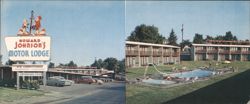 Howard Johnson's Motor Lodge - Syracuse, NY with Pool Large Format Postcard