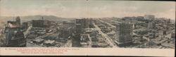 San Francisco Panorama, Reconstruction Period 1907 Large Format Postcard
