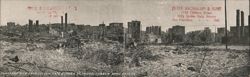 San Francisco Earthquake 1906 Panorama Golden Gate & Jones St Large Format Postcard