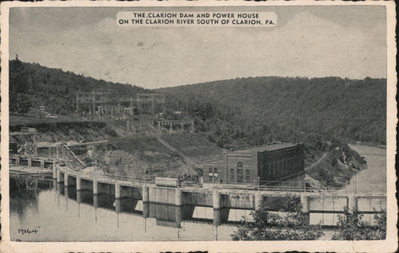 Clarion Dam and Power House, Clarion River, PA Pennsylvania