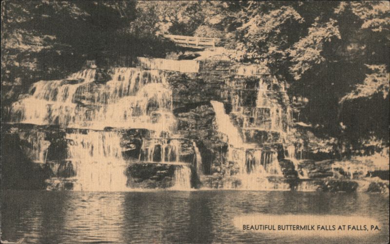 Buttermilk Falls at Falls, PA Pennsylvania