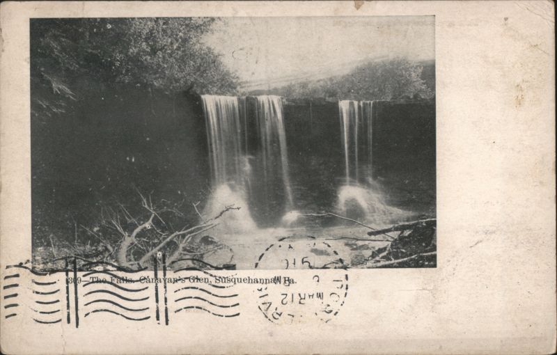 The Falls, Canawaxen Glen, Susquehanna PA Pennsylvania