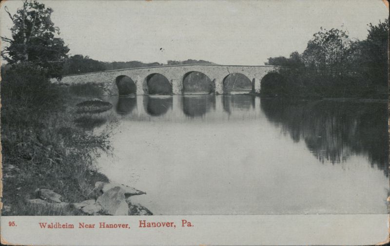 Waldheim Near Hanover Stone Arch Bridge Pennsylvania