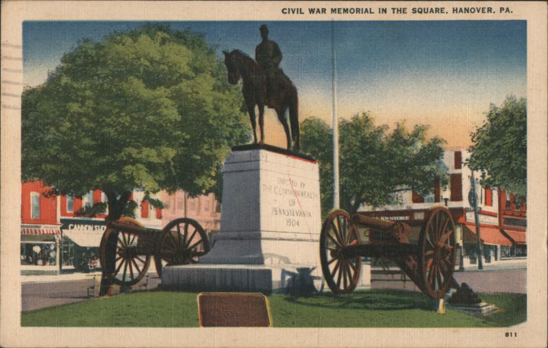 Civil War Memorial in the Square, Hanover, PA Pennsylvania