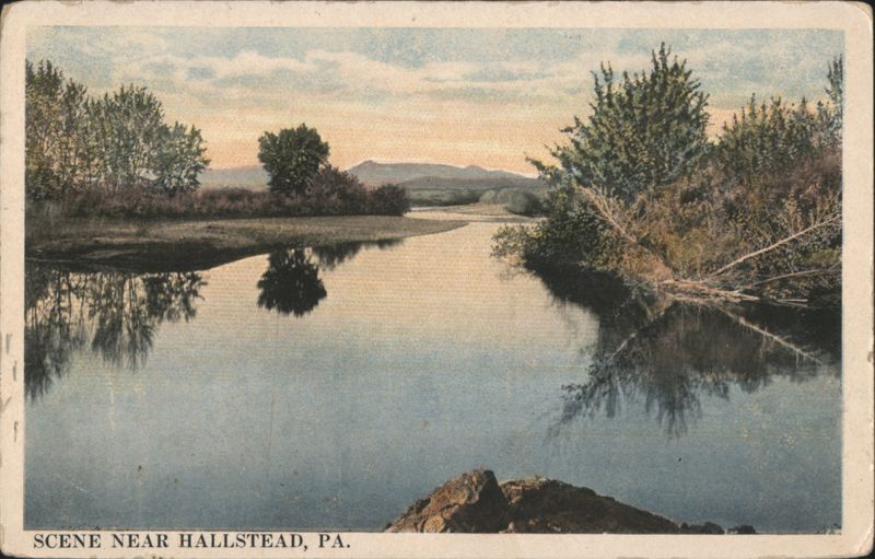 Scene Near Hallstead, PA Pennsylvania