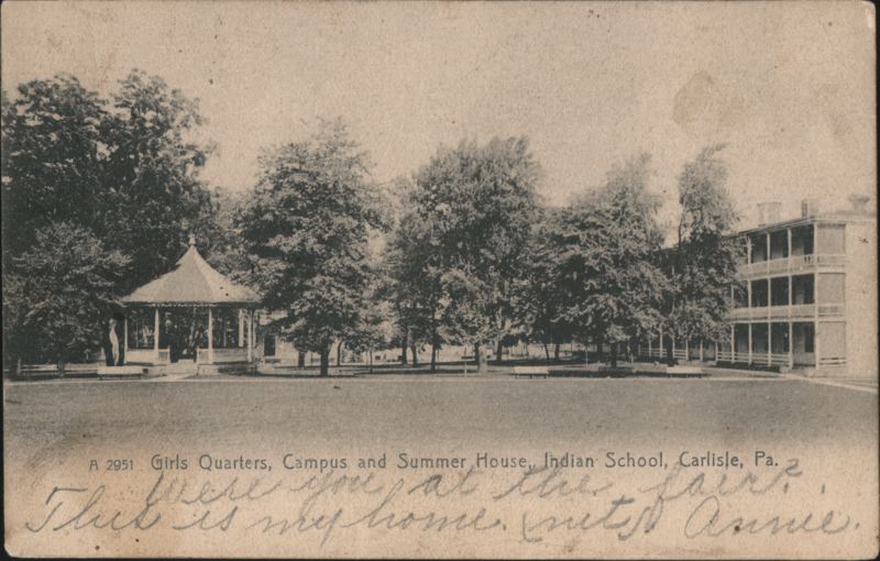 Girls Quarters, Campus and Summer House, Indian School Carlisle Pennsylvania