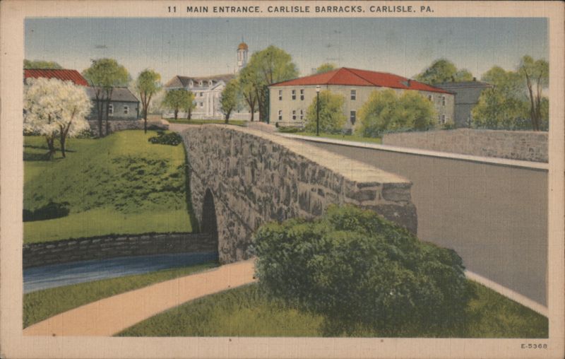 Main Entrance, Carlisle Barracks Pennsylvania