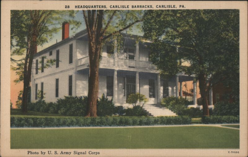 Headquarters, Carlisle Barracks Pennsylvania U. S. Army Signal Corps