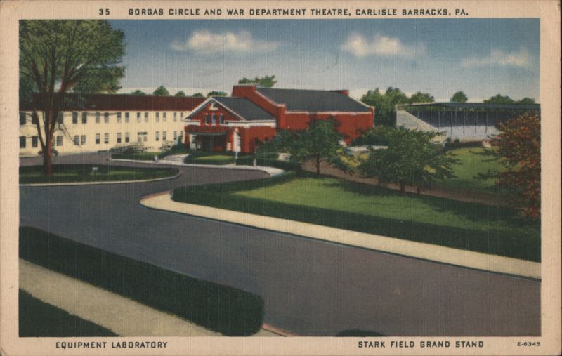 Gorgas Circle, War Department Theatre, Carlisle Barracks Pennsylvania