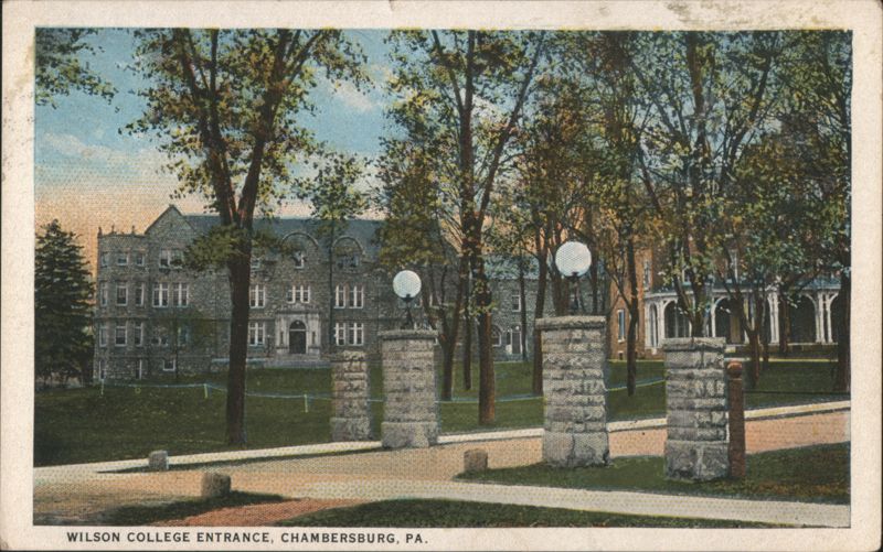 Wilson College Entrance, Chambersburg, PA Pennsylvania
