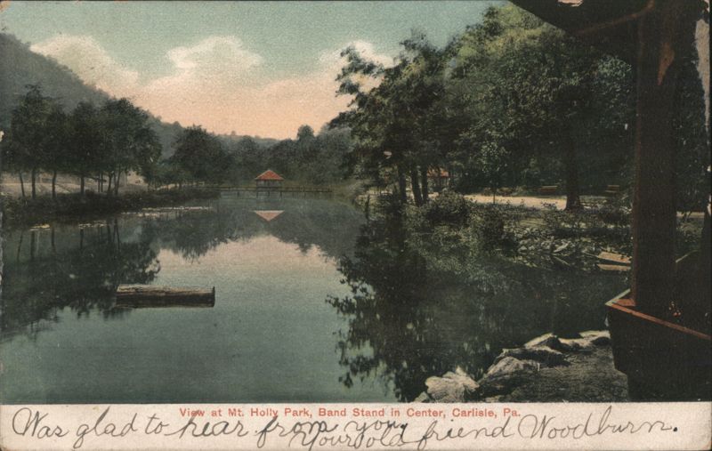 Mt. Holly Park, Band Stand in Center, Carlisle, PA Pennsylvania