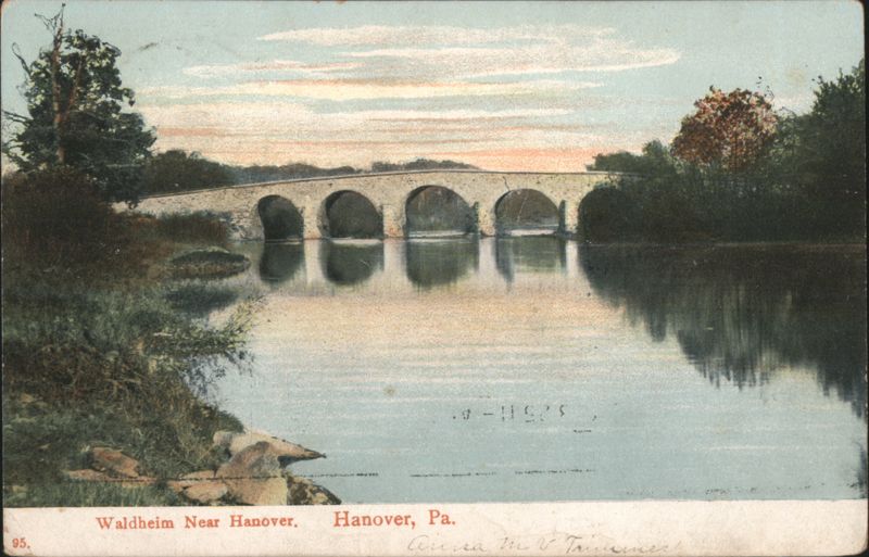 Waldheim Near Hanover Stone Arch Bridge