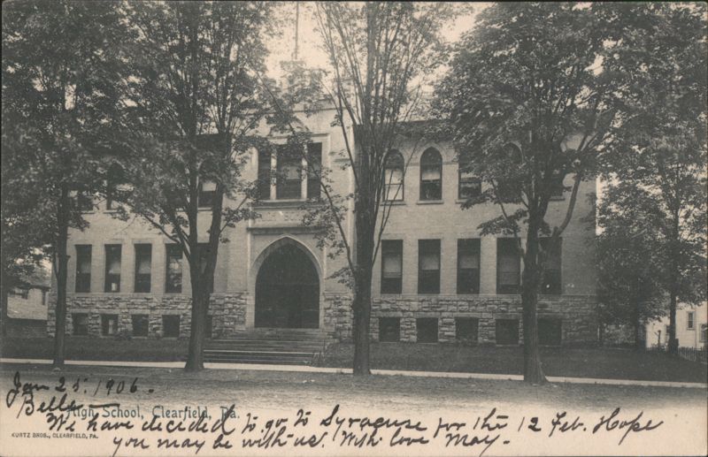 High School Building, Clearfield, PA