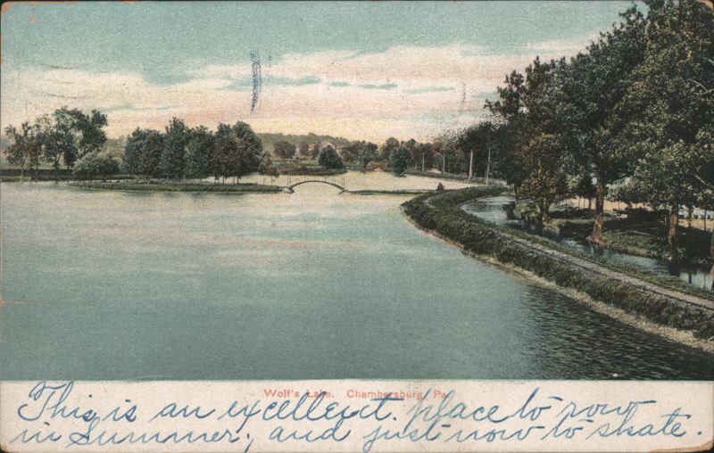 Wolf's Lake, Chambersburg, PA Pennsylvania