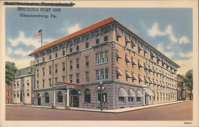 Hotel Washington, Hitching Post Inn, Chambersburg, PA Pennsylvania
