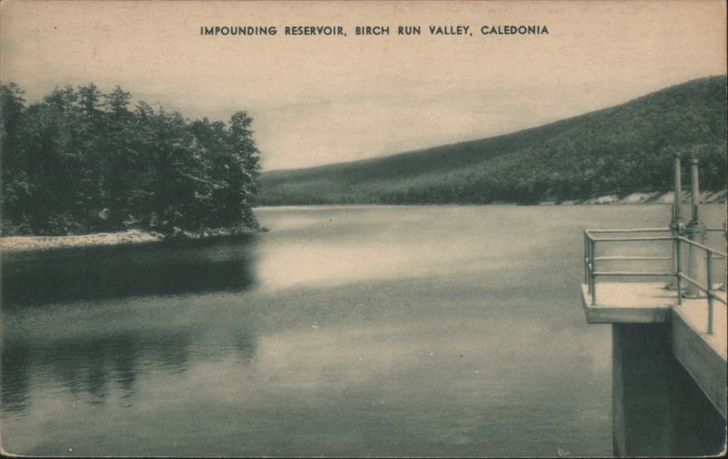 Impounding Reservoir, Birch Run Valley, Caledonia Pennsylvania