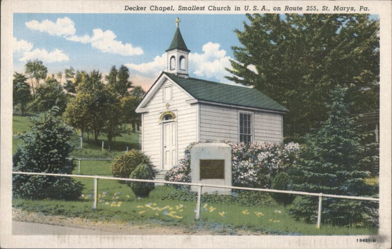 Decker Chapel, Smallest Church in U. S. A.