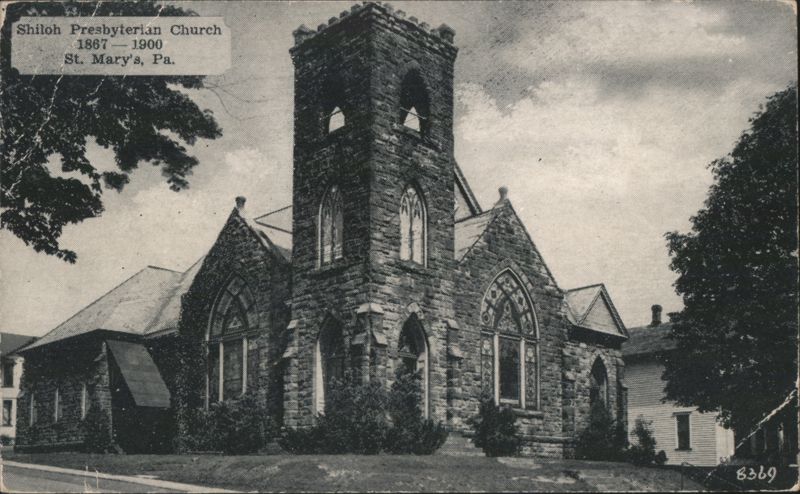 Shiloh Presbyterian Church 1867-1900, St. Mary's, PA St. Marys Pennsylvania