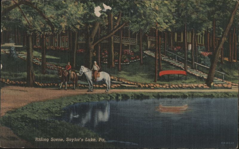 Riding Scene, Saylor's Lake, PA Saylorsburg Pennsylvania