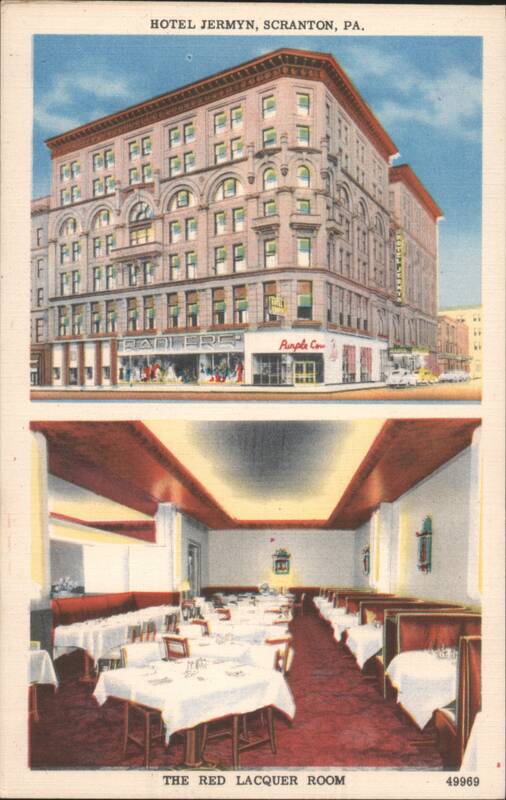 Hotel Jermyn, Red Lacquer Room, Scranton, PA