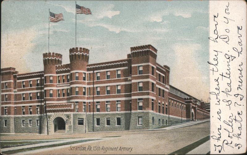 Scranton PA 13th Regiment Armory Roller Skating