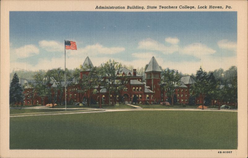 Administration Building, State Teachers College Lock Haven Pennsylvania