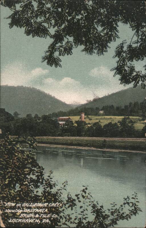 Bald Eagle Creek, Castanea Brick & Tile Co. Lock Haven Pennsylvania